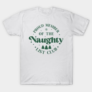 Christmas Naughty Shirt T-Shirt